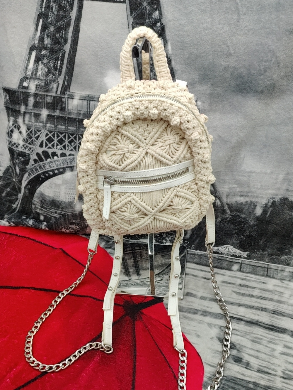 Steve Madden Macrame Backpack